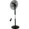 HIGH FLOOR FAN  PRSF-80505 40cm 60W BLACK ΜΕ RC
